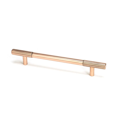 This is an image showing From The Anvil - Polished Bronze Judd Pull Handle - Medium available from trade door handles, quick delivery and discounted prices