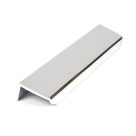 This is an image showing From The Anvil - Polished Chrome 200mm Moore Edge Pull available from trade door handles, quick delivery and discounted prices