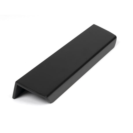 This is an image showing From The Anvil - Matt Black 200mm Moore Edge Pull available from trade door handles, quick delivery and discounted prices