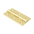 This is an image showing From The Anvil - Satin Brass 2.5" Butt Hinge (pair) available from trade door handles, quick delivery and discounted prices