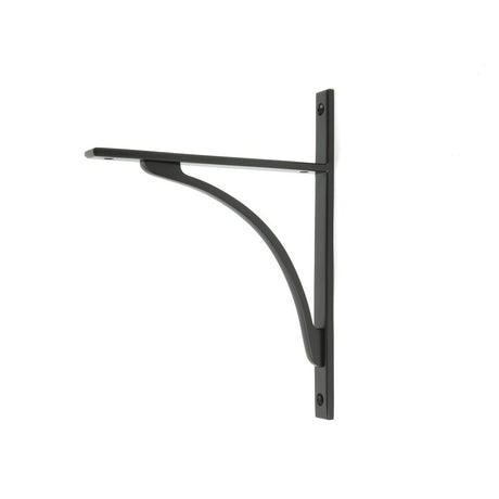 This is an image showing From The Anvil - Aged Bronze Apperley Shelf Bracket (260mm x 200mm) available from trade door handles, quick delivery and discounted prices