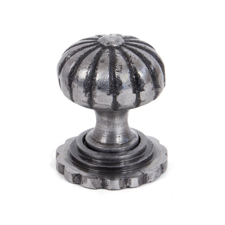 This is an image showing From The Anvil - Natural Smooth Flower Cabinet Knob - Large available from trade door handles, quick delivery and discounted prices
