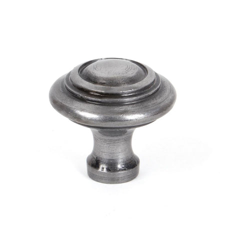 This is an image showing From The Anvil - Natural Smooth Ringed Cabinet Knob - Large available from trade door handles, quick delivery and discounted prices