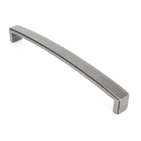 This is an image showing From The Anvil - Natural Smooth 9" Ribbed Pull Handle available from trade door handles, quick delivery and discounted prices