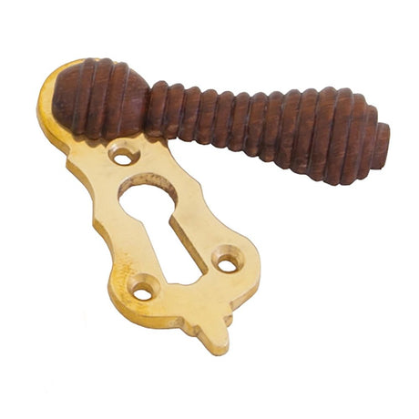 This is an image showing From The Anvil - Rosewood Beehive Escutcheon available from trade door handles, quick delivery and discounted prices