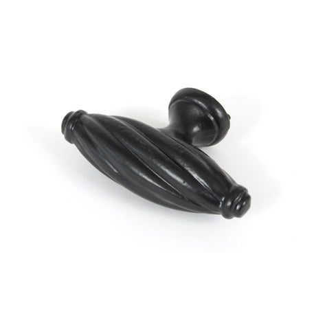 This is an image showing From The Anvil - Black Cabinet Handle available from trade door handles, quick delivery and discounted prices