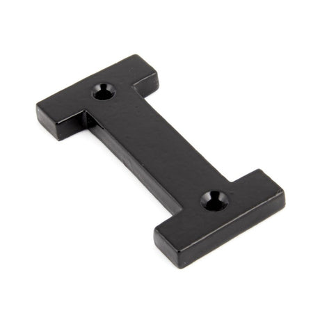This is an image showing From The Anvil - Black Letter I available from trade door handles, quick delivery and discounted prices