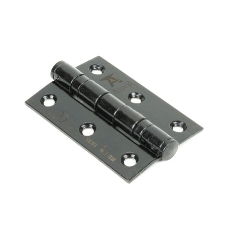 This is an image showing From The Anvil - Black 3" Ball Bearing Butt Hinge (Pair) ss available from trade door handles, quick delivery and discounted prices