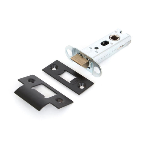 This is an image showing From The Anvil - Black 3" Heavy Duty Latch available from trade door handles, quick delivery and discounted prices