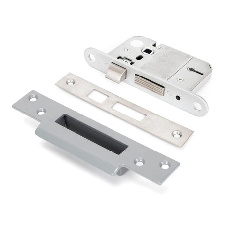 This is an image showing From The Anvil - SS 2?" 5 Lever BS Sashlock available from trade door handles, quick delivery and discounted prices