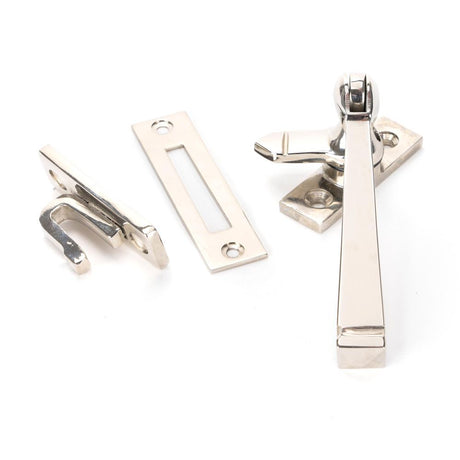 This is an image showing From The Anvil - Polished Nickel Locking Avon Fastener available from trade door handles, quick delivery and discounted prices