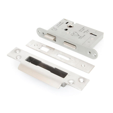 This is an image showing From The Anvil - SSS 3" 5 Lever Heavy Duty BS Sash Lock available from trade door handles, quick delivery and discounted prices