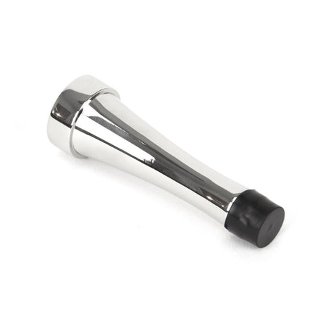 This is an image showing From The Anvil - Polished Chrome Projection Door Stop available from trade door handles, quick delivery and discounted prices