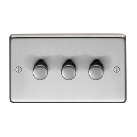 This is an image showing From The Anvil - SSS Triple LED Dimmer Switch available from trade door handles, quick delivery and discounted prices