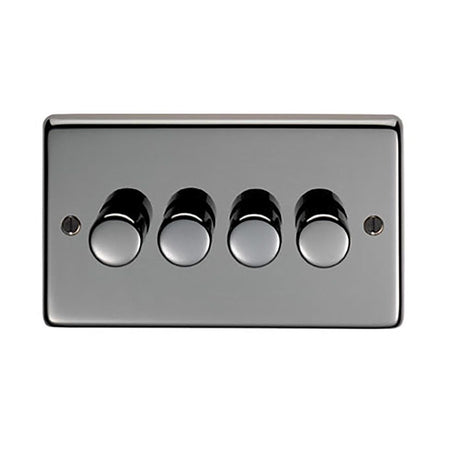 This is an image showing From The Anvil - BN Quad LED Dimmer Switch available from trade door handles, quick delivery and discounted prices