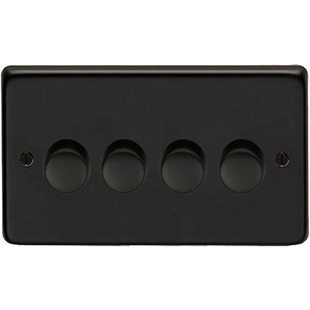 This is an image showing From The Anvil - MB Quad LED Dimmer Switch available from trade door handles, quick delivery and discounted prices