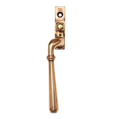 This is an image showing From The Anvil - Polished Bronze Newbury Espag - LH available from trade door handles, quick delivery and discounted prices