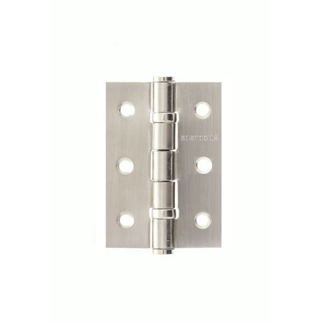 This is an image of Atlantic CE FIRE RATED Ball Bearing Hinges 3" x 2" x 2mm - SSS available to order from Trade Door Handles.