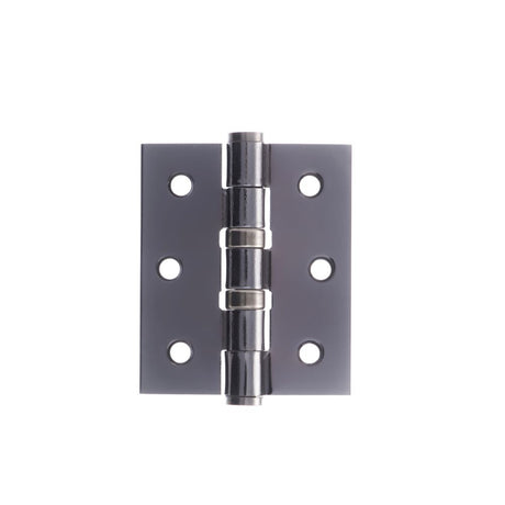 This is an image of Atlantic Ball Bearing Hinges 3" x 2.5" x 2.5mm - Black Nickel available to order from Trade Door Handles.