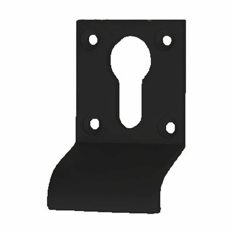 This is an image of Atlantic Euro Cylinder Pull - Matt Black available to order from Trade Door Handles.