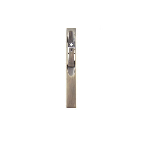 This is an image of Atlantic Lever Action Flush Bolt 150mm - Antique Brass available to order from Trade Door Handles.