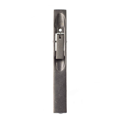 This is an image of Atlantic Lever Action Flush Bolt 150mm - Distressed Silver available to order from Trade Door Handles.