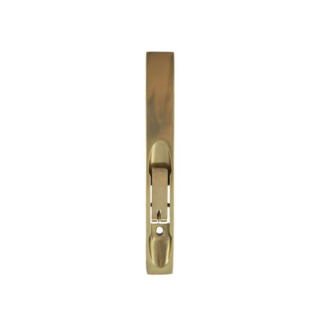 This is an image of Atlantic Lever Action Flush Bolt 150mm - Polished Brass available to order from Trade Door Handles.