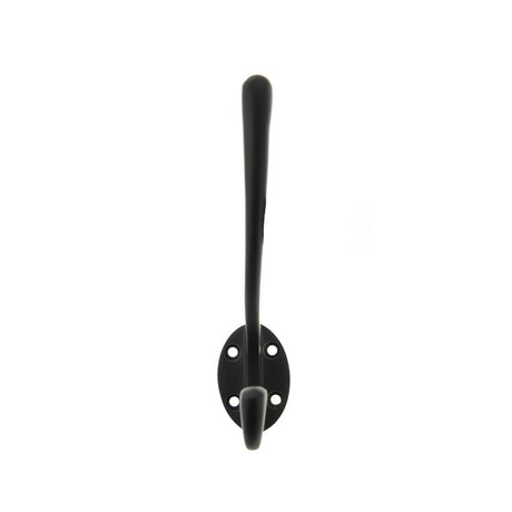 This is an image of Atlantic Traditional Hat & Coat Hook - Matt Black available to order from Trade Door Handles.