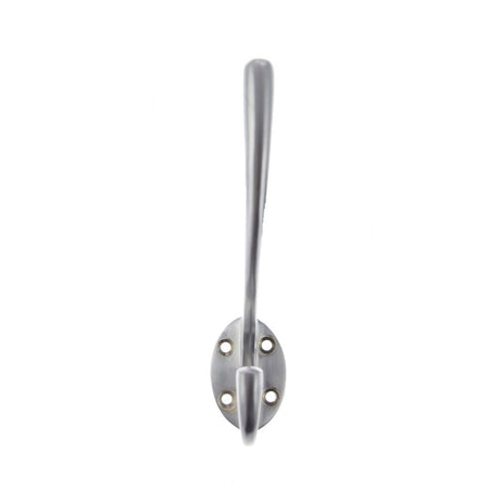 This is an image of Atlantic Traditional Hat & Coat Hook - Satin Chrome available to order from Trade Door Handles.