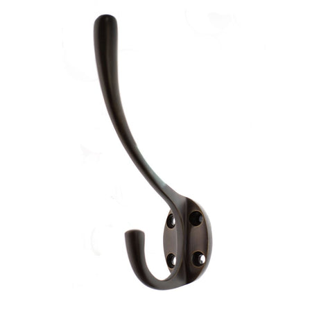 This is an image of Atlantic Traditional Hat & Coat Hook - Urban Bronze available to order from Trade Door Handles.