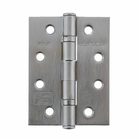This is an image of Atlantic Ball Bearing Hinges Grade 11 Fire Rated 4" x 3" x 2.5mm - SSS available to order from Trade Door Handles.
