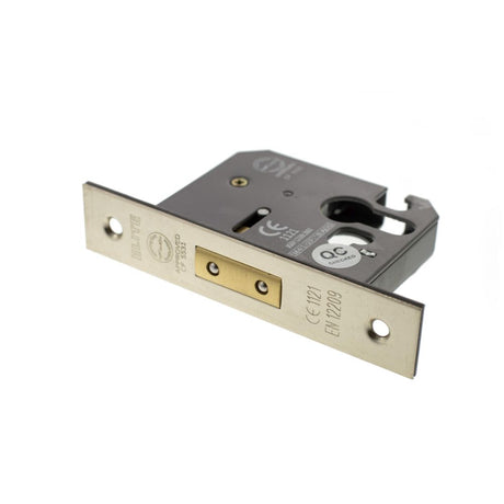 This is an image of Atlantic Euro Deadlock [CE] 3" - Satin Nickel available to order from Trade Door Handles.