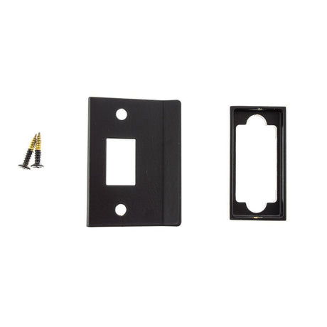 This is an image of Atlantic Rebate Kit to suit Tubular Latch - Matt Black available to order from Trade Door Handles.