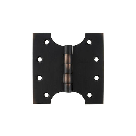This is an image of Atlantic (Solid Brass) Parliament Hinges 4" x 2" x 4mm - Antique Copper available to order from Trade Door Handles.