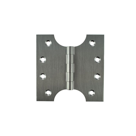 This is an image of Atlantic (Solid Brass) Parliament Hinges 4" x 2" x 4mm - Satin Chrome available to order from Trade Door Handles.
