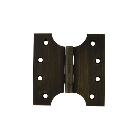 This is an image of Atlantic (Solid Brass) Parliament Hinges 4" x 2" x 4mm - Urban Bronze available to order from Trade Door Handles.