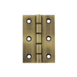 This is an image of Atlantic Washered Hinges 3" x 2" x 2.2mm - Matt Antique Brass available to order from Trade Door Handles.