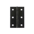 This is an image of Atlantic Washered Hinges 3" x 2" x 2.2mm - Matt Black available to order from Trade Door Handles.