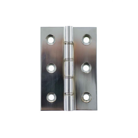 This is an image of Atlantic Washered Hinges 3" x 2" x 2.2mm without Screws - Polished Chrome available to order from Trade Door Handles.