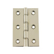 This is an image of Atlantic Washered Hinges 3" x 2" x 2.2mm - Polished Nickel available to order from Trade Door Handles.