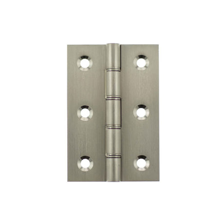 This is an image of Atlantic Washered Hinges 3" x 2" x 2.2mm - Satin Nickel available to order from Trade Door Handles.