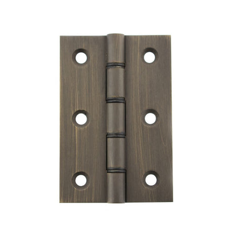 This is an image of Atlantic Washered Hinges 3" x 2" x 2.2mm - Urban Bronze available to order from Trade Door Handles.