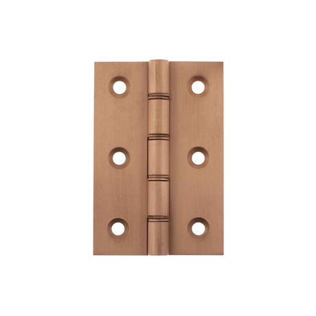 This is an image of Atlantic Washered Hinges 3" x 2" x 2.2mm - Urban Satin Copper available to order from Trade Door Handles.