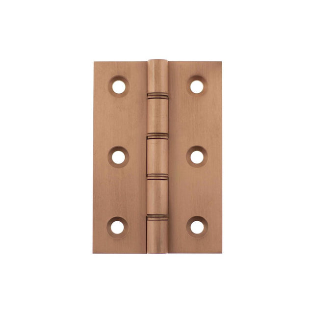 This is an image of Atlantic Washered Hinges 3" x 2" x 2.2mm - Urban Satin Copper available to order from Trade Door Handles.