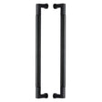 This is an image of a Heritage Brass - Door Pull Handle Bauhaus Design 483mm Matt Black Finish, btb1312-483-bkmt that is available to order from Trade Door Handles in Kendal.