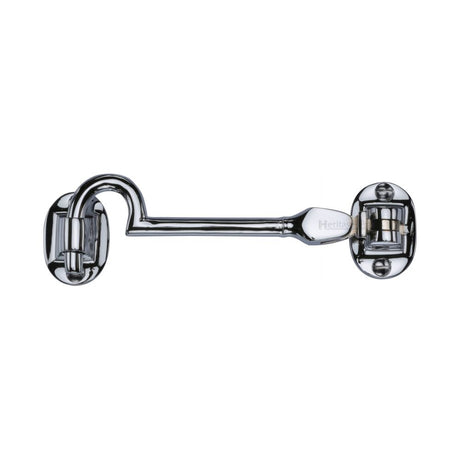 This is an image of a Heritage Brass - Cabin Hook 4" Polished Chrome Finish, c1530-4-pc that is available to order from Trade Door Handles in Kendal.