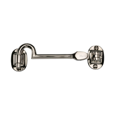 This is an image of a Heritage Brass - Cabin Hook 4" Polished Nickel Finish, c1530-4-pnf that is available to order from Trade Door Handles in Kendal.