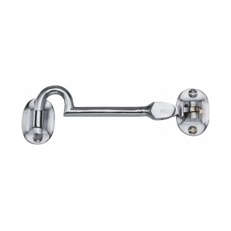This is an image of a Heritage Brass - Cabin Hook 4" Satin Chrome Finish, c1530-4-sc that is available to order from Trade Door Handles in Kendal.