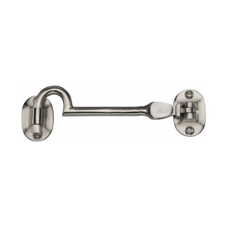 This is an image of a Heritage Brass - Cabin Hook 4" Satin Nickel Finish, c1530-4-sn that is available to order from Trade Door Handles in Kendal.