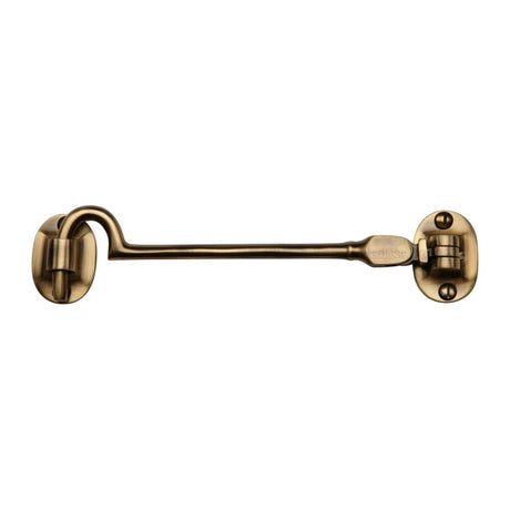 This is an image of a Heritage Brass - Cabin Hook 6" Antique Brass Finish, c1530-6-at that is available to order from Trade Door Handles in Kendal.